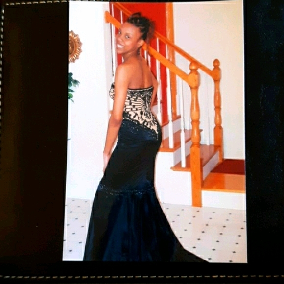 Dress Sale!!! Couture Bedazzled  Evening Gown - Picture 3 of 9